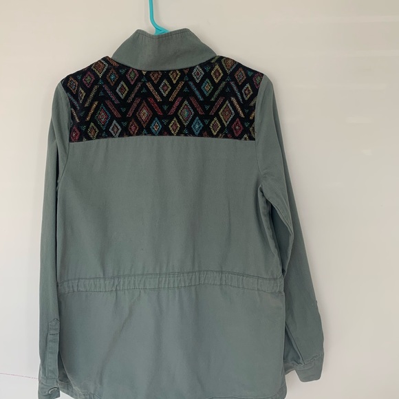 ModCloth Aztec Embroidered utility jacket - Picture 3 of 11